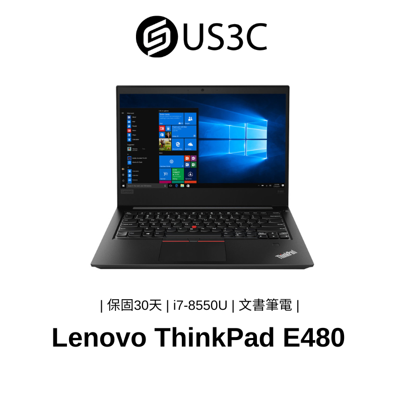 Lenovo ThinkPad 14吋 FHD i7-8550U 16G 128G SSD RX550 黑色 二手品