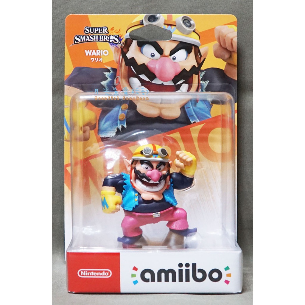 【月光魚 電玩部】全新現貨 amiibo WARIO 超級瑪利歐 壞利歐 瓦利歐 任天堂明星大亂鬥 奧德賽 3DS NS