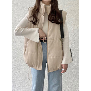 🎀Elieen Japan🎀日本 GRL 燈芯絨羽絨背心 立領背心 棉質背心 snk985