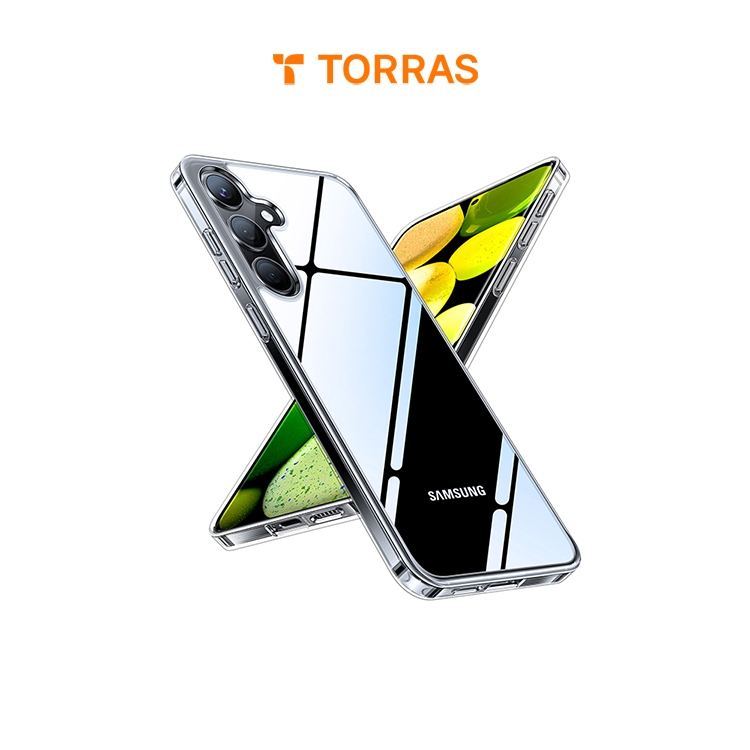 TORRAS Diamond Samsung S23/S24系列 抗黃化透明防摔手機殼｜鑽石般晶透 鑽石級防護