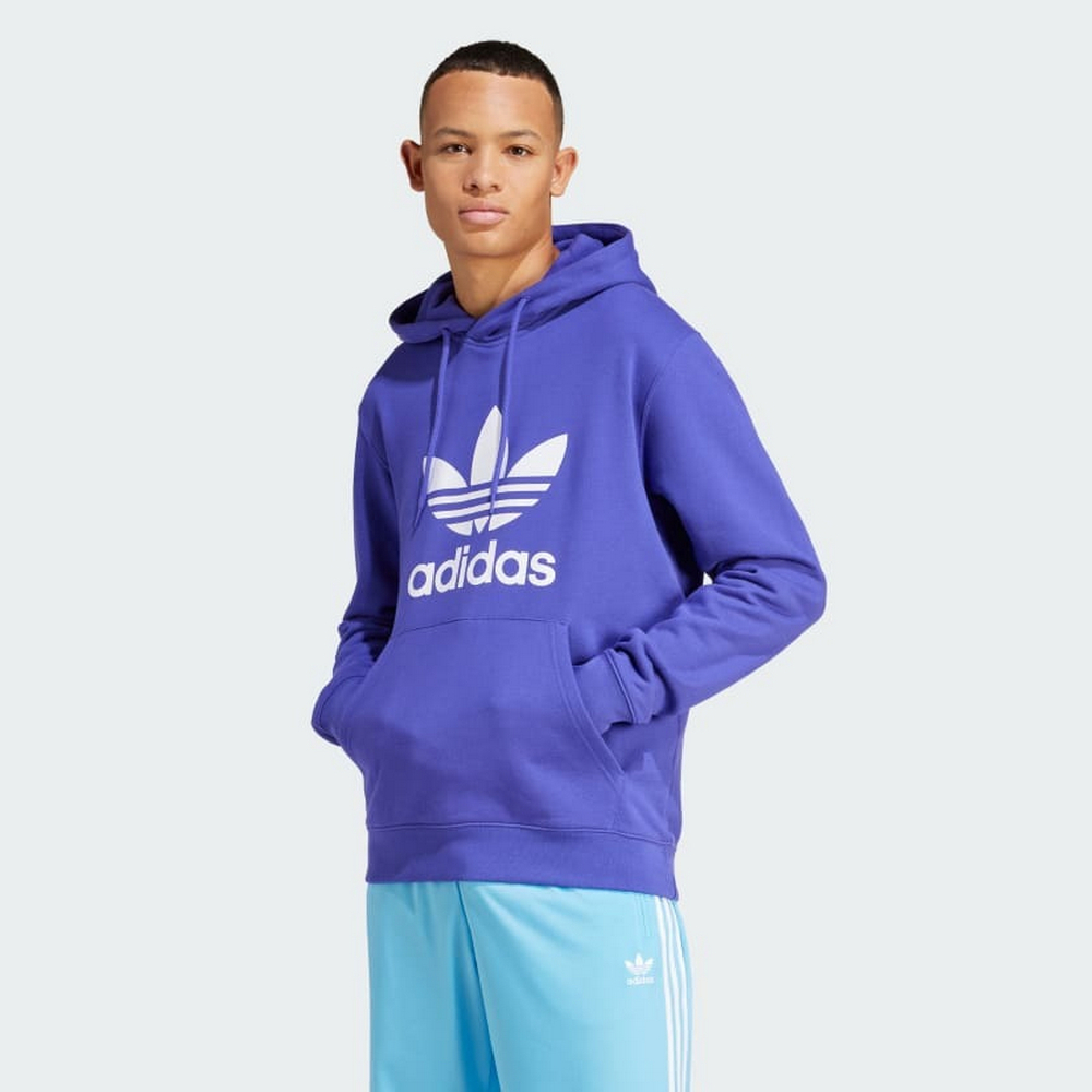 ADIDAS TREFOIL HOODY 連帽上衣 男 IM9398 紫 現貨