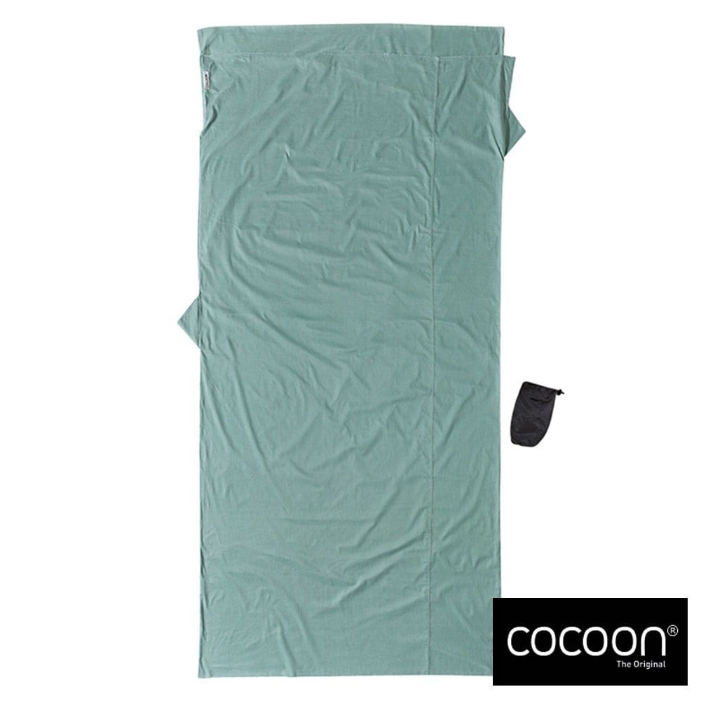 【COCOON】旅行睡袋內套XL-單人『仙人掌藍』CT14XL