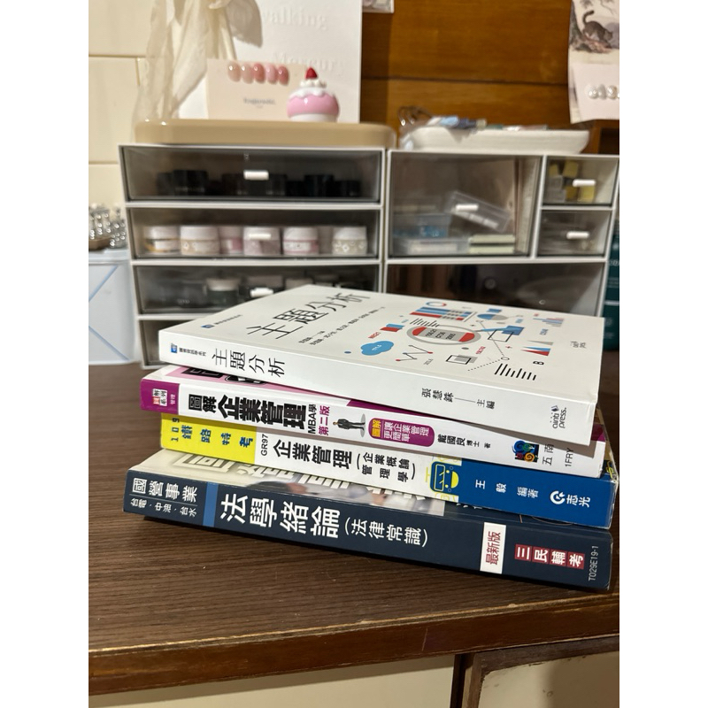 近全新二手書 國營事業法學緒論、企業管理、圖解企業管理（MBA學）、主題分析