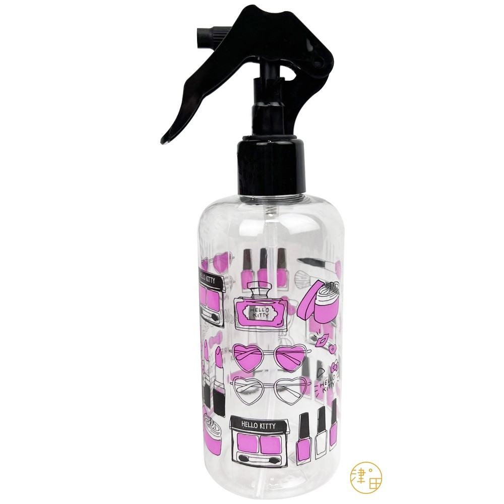 JP購✿日本進口 正版 噴霧罐-KT粉 三麗鷗 kitty 凱蒂貓 噴霧罐 噴霧式空瓶 塑膠瓶 塑膠空瓶