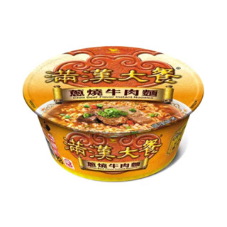 滿漢大餐碗裝蔥燒牛肉麵/蔥燒豬肉麵/