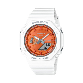 CASIO 卡西歐 G-SHOCK 閃耀冬季 活力橘 八角錶殼雙顯電子錶 (GMA-S2100WS-7A)