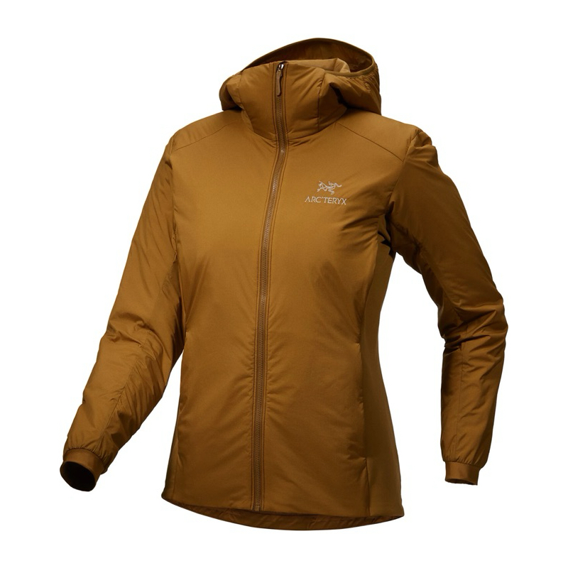 ArcTeryx 始祖鳥 3色 女 Atom Hoody 化纖連帽外套 流水藍 育空褐