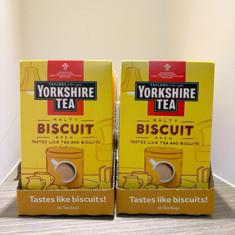 現貨🇬🇧英國帶入 約克夏餅乾紅茶40入 - Yorkshire Biscuit Brew 40 bags