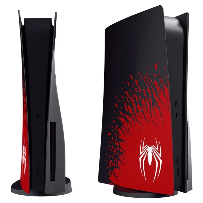 PS5 蜘蛛人主機保護外殼 護蓋 背板 主機改機DIY散替換殼 保護殼 替換面蓋板 光碟版