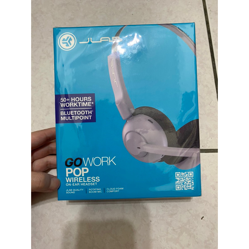 全新 JLab Go Work POP 工作辦公耳罩藍牙耳機 藍牙5.3(丁香紫)