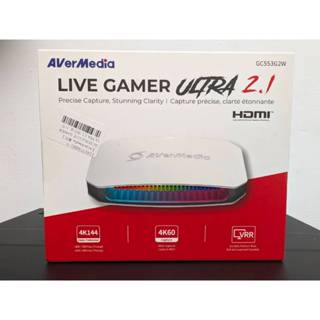 全新未拆封 AVerMedia 圓剛 GC553G2 Live Gamer ULTRA 2.1 4K實況擷取盒