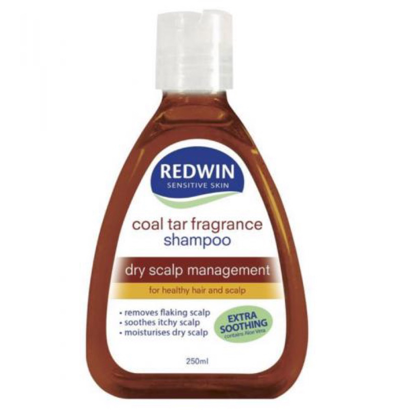 【在台不用等】澳洲 Redwin Coal Tar Shampoo 煤焦油洗髮精 250ml