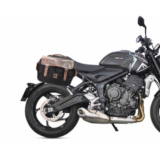 Trident660馬鞍包支架組 適用於 凱旋 trident 660改裝黑色側包 Trident 660 機車