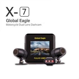 【全球鷹】X7 雙鏡頭機車行車記錄器