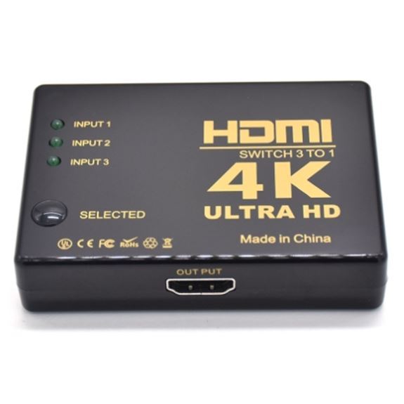 HDMI 3進1出 切換器 免電源 分配器 HDMI切換盒