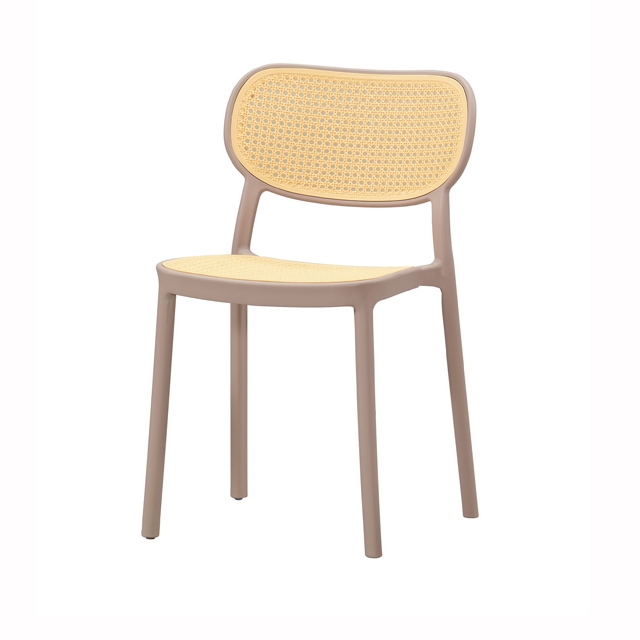 北歐風 設計款 網美風 露西 圓背 塑料 藤編 餐椅 網美 咖啡廳推薦 CHR060 鄉村風 戶外椅