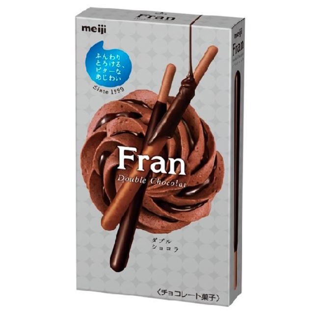 日本直購 meiji 明治 Fran棒狀餅乾 雙層可可口味