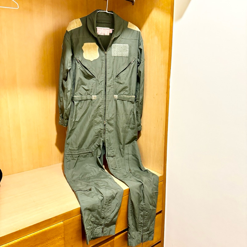 空軍灰綠防火飛行衣 國軍 飛官 戰鬥機飛行員 阻燃材質飛行服