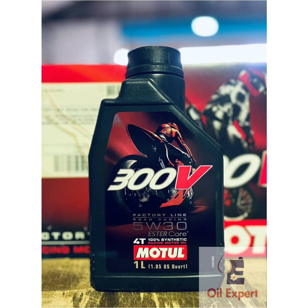 《 油品家 》MOTUL 300v 4T 5w30 全合成酯類機油(附發票)