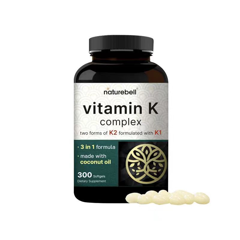 （限量低價）美國直郵Naturebell 維生素K含K1+K2椰子油骨骼關節健康300粒