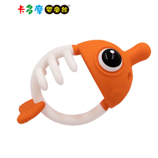 【Mombella 英國】啵啵小丑魚固齒器 熱銷 磨牙 3M+適用 寶寶玩具｜卡多摩