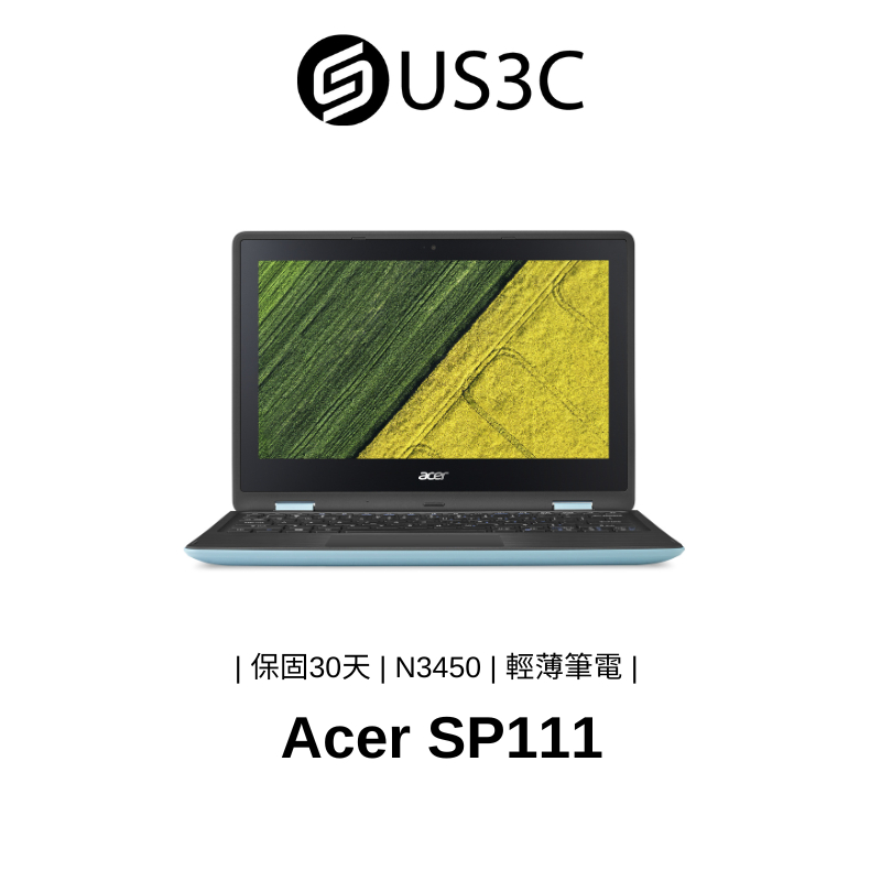 Acer SP111 11.6吋FHD N3450 4G 120G W10H 藍 輕薄筆電 文書筆電 二手品