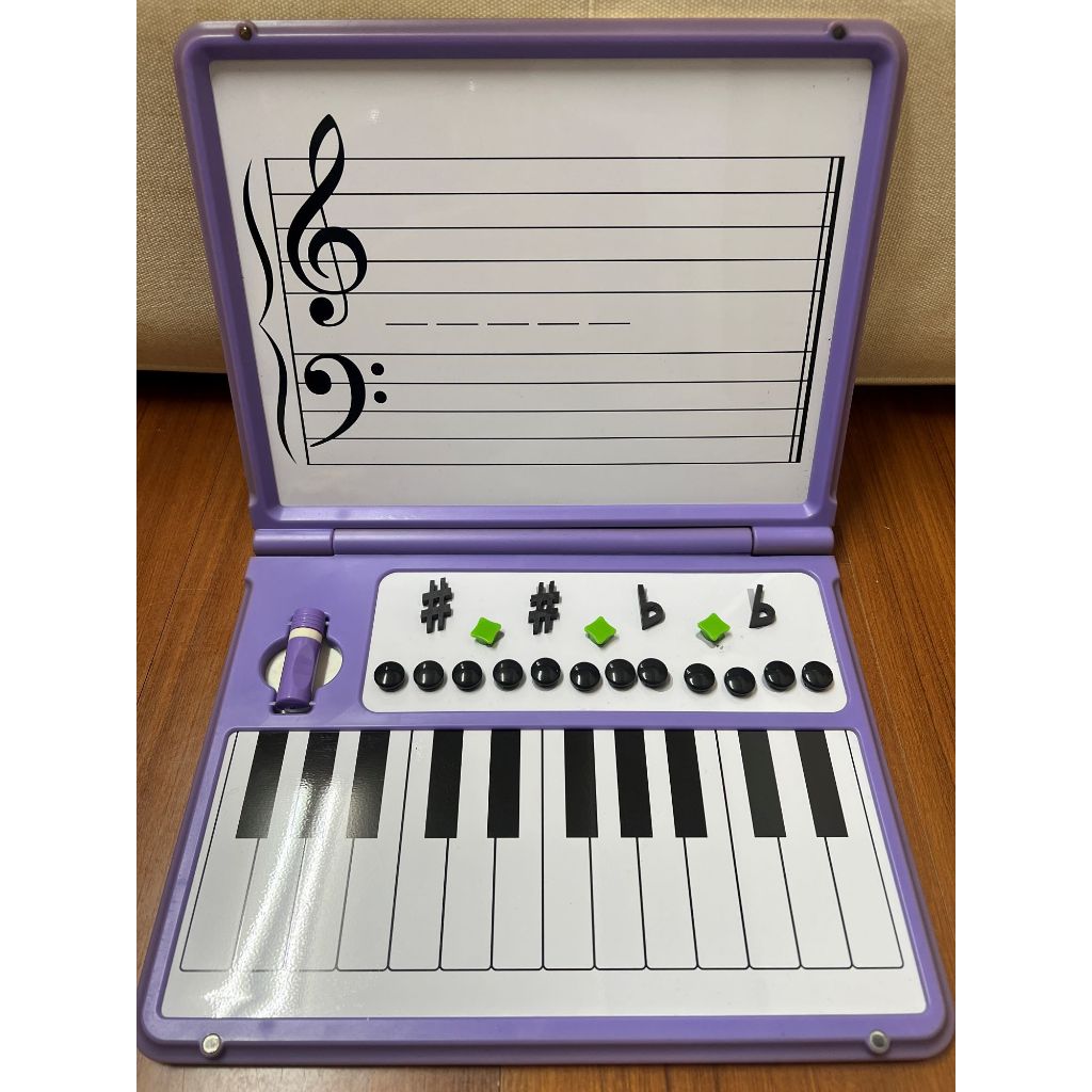 YAMAHA MUSIC SCHOOL 鋼琴初學者/教師 必備磁鐵五線譜鋼琴教學教具