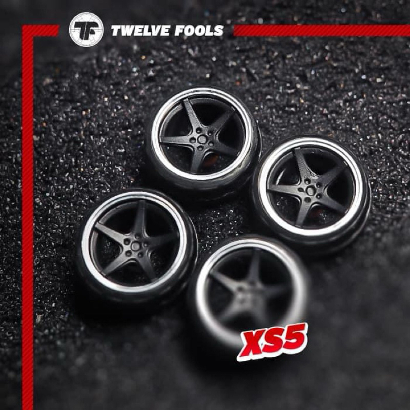 TF WHEELS XS5 1/64 改裝輪圈 輪框（MINIGT,INNO,KYOSHO ,TLV）