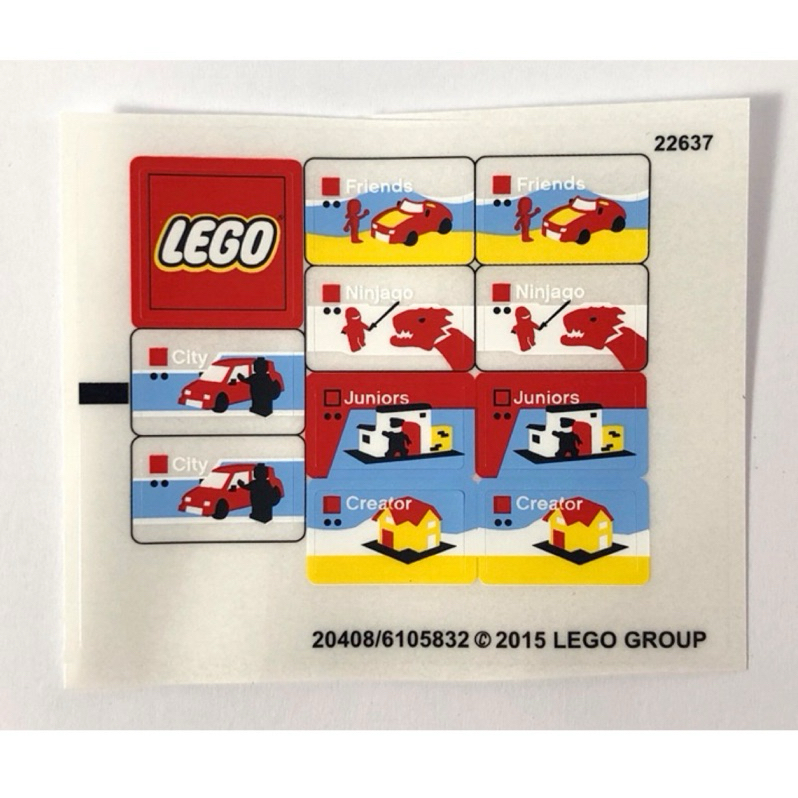 LEGO 樂高 40145 貼紙 全新品, Lego Store 樂高專賣店 限定店 樂高小店 樂高logo貼紙