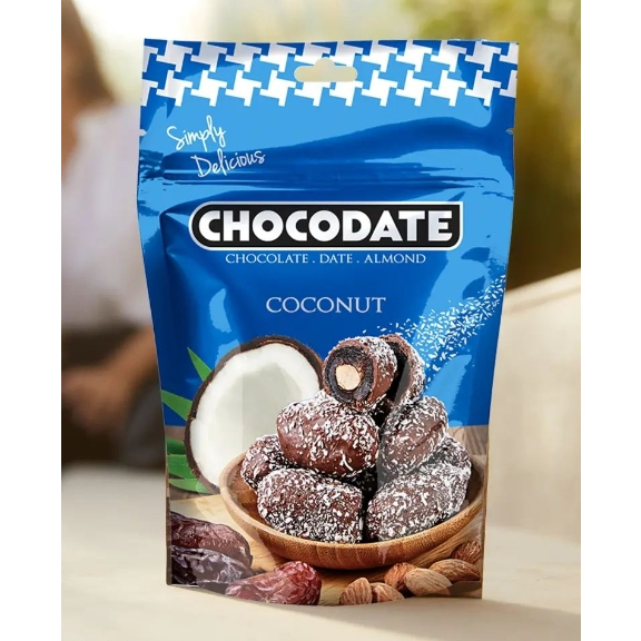 🥥中東特產 Chocodate Coconut 椰絲椰棗巧克力 巧克力椰棗 椰子口味 椰蓉堅果巧克力 阿聯 杜拜