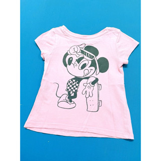 GAP BABY KID 童裝 女童女寶女生兒童小孩 迪士尼 米老鼠 米奇圖案造型短袖上衣 短T T桖 3歲 夏裝二手衣
