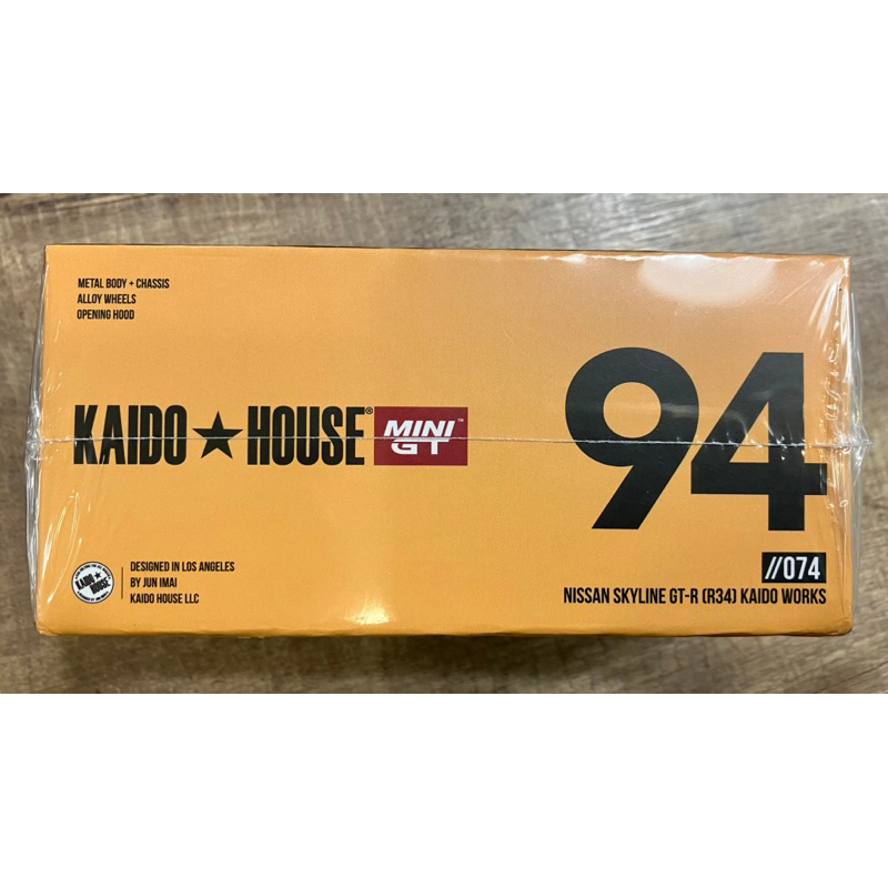 MINIGT Kaido House 1:64 GT-R R34 可開蓋 #074