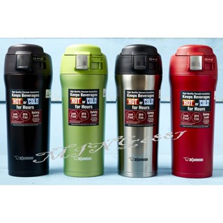 ZOJIRUSHI 象印 SM-YAF48 彈蓋式不鏽鋼廣口型保溫瓶 (杯墊選購 7公分) 480ml