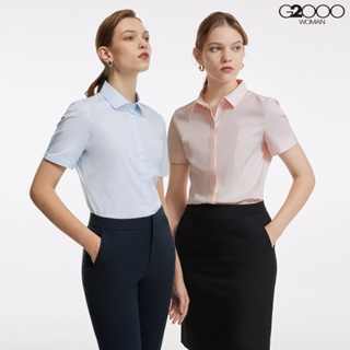 【G2000】防紫外線功能短袖上班襯衫(5款可選) | 品牌旗艦店 經典百搭