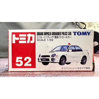 Tomica 52 Subaru Impreza wrx 偵察車