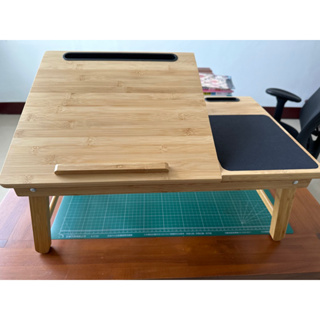 原木床上折疊型書桌電腦桌