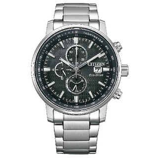 CITIZEN星辰錶 CHRONOGRAPH CA0840-87E 亞洲限定情人節推薦款光動能時尚腕錶 銀 43mm