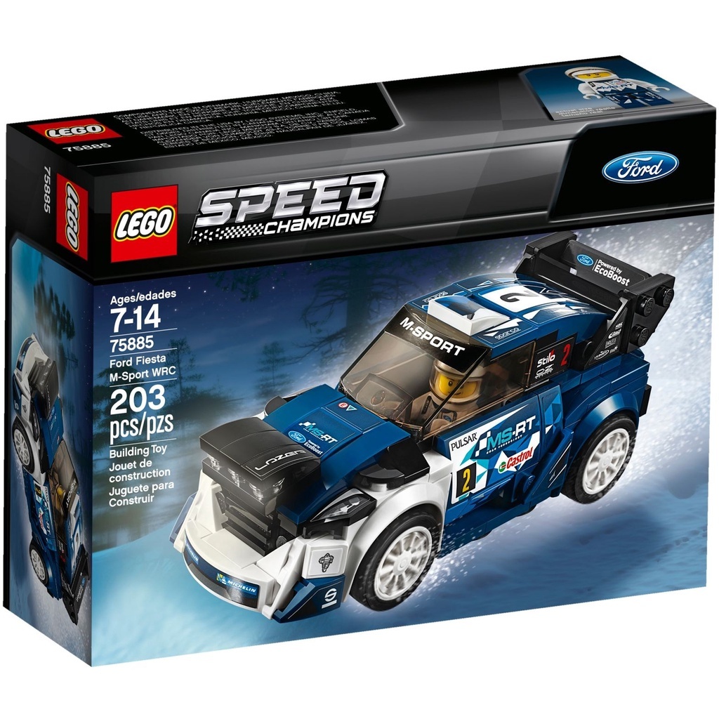 LEGO 樂高 75885 福特 Speed系列 Ford Fiesta M-Sport WRC 二手盒組 絕版品