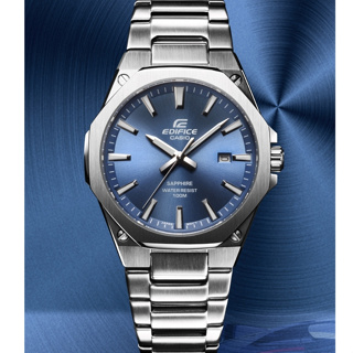 CASIO卡西歐 EDIFICE 輕薄 簡約 藍寶石玻璃 手錶 EFR-S108D-2AV 39.9mm