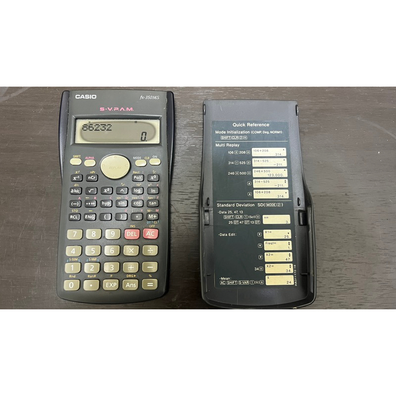 ［二手］CASIO卡西歐工程計算機 fx-350MS