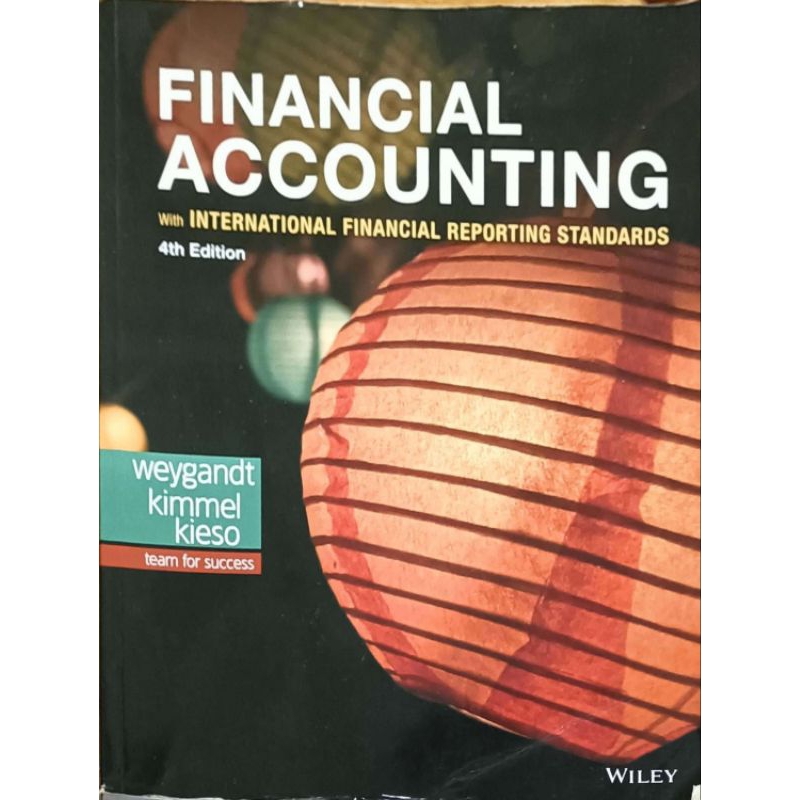 Financial Accounting With IFRS, 4Th Edition