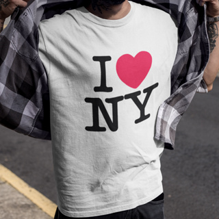 I Love NY 中性短袖T恤 白色 我愛紐約NYC NEW YORK CITY