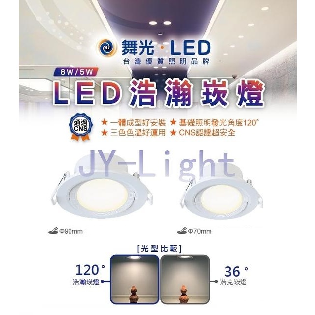 政揚 附發票 舞光 7CM 5W LED 浩瀚 崁燈 投射燈 LED-7DOHUB5W  LED-7DOHUB5N