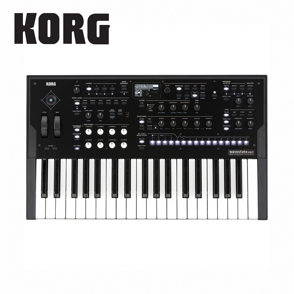 KORG Wavestate MK2 37鍵 合成器鍵盤【敦煌樂器】