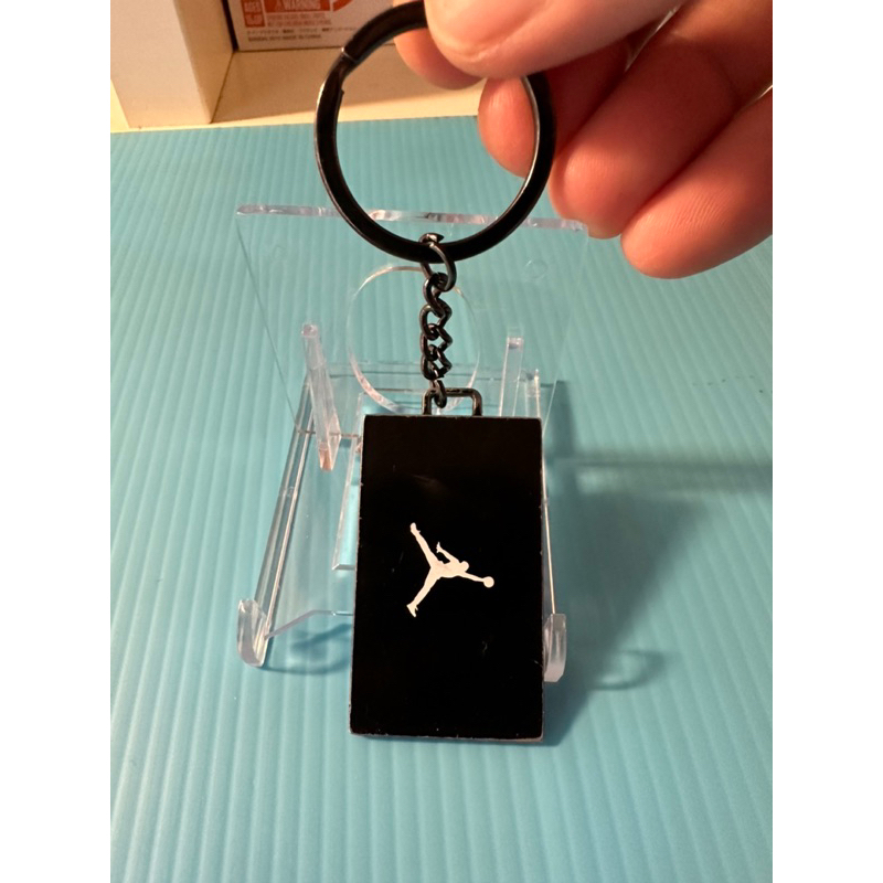 Nike Jordan World of flight黑色鐵牌鑰匙圈全新一個出售