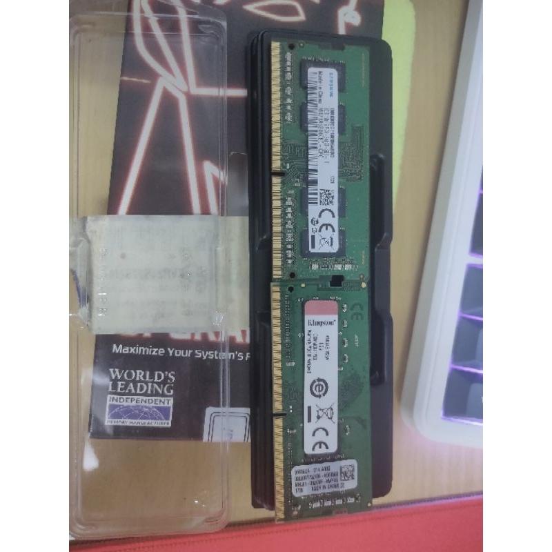 金士頓，三星，筆電記憶體DDR4 4G 2400