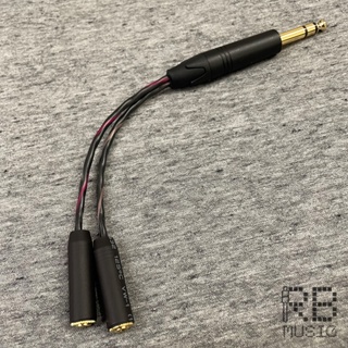 【RB MUSIC】Canare MR202-2AT 耳機分接線 立體聲 一分二 轉接線 6.3/3.5 轉 雙3.5母