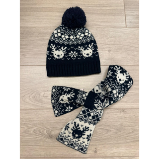 ESPRIT兒童圍巾+毛線帽套組 M/近全新/冬季保暖配件/兒童配件