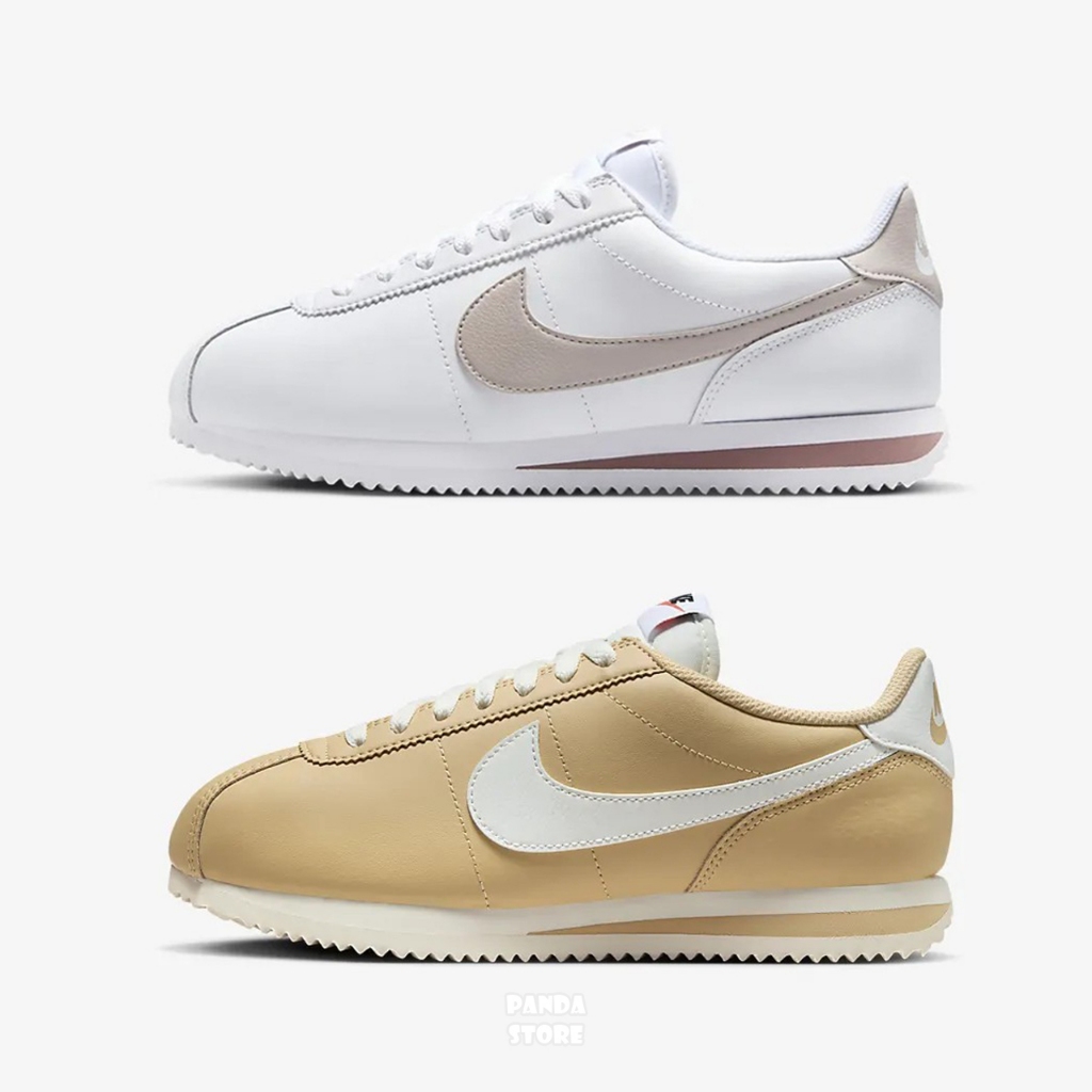 胖達）NIKE CORTEZ 阿甘鞋 復古 運動鞋 DN1791-105 藕紫白 200 奶茶 女鞋