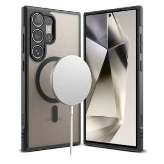 Rearth 三星 Galaxy S24 Ultra (Ringke Bold Magnetic) 磁吸式保護殼(霧黑)